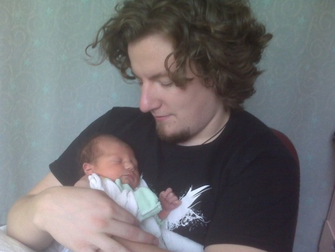 Dan and his new daughter Eva