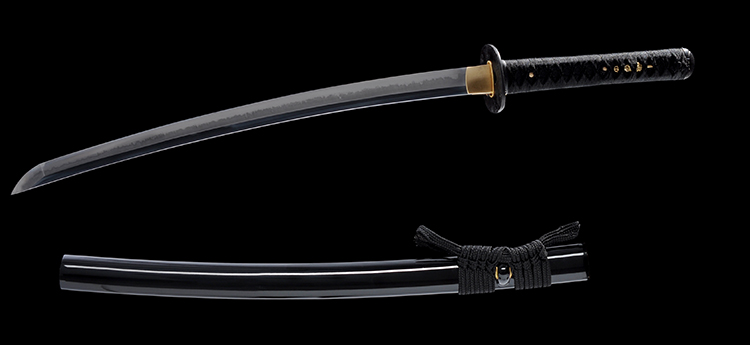 wakizashi sword drawing