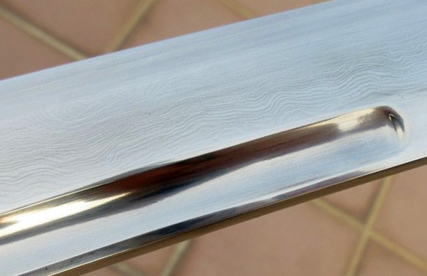 Folded Steel Sword closeup