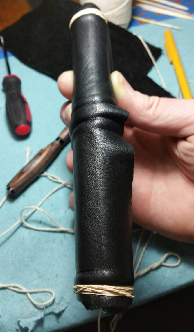 How to do a sword handle wrap