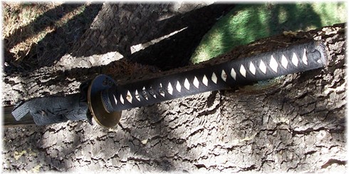 Vented Blade Ninja Sword - Slotted Blade Ninja Swords - Futuristic Ninjutsu  Sword